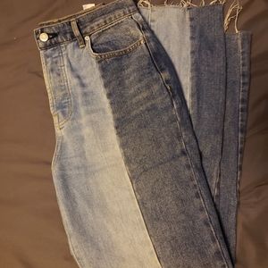 Pacsun color block jeans